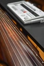 Guqin instrument. Recording chinesse music